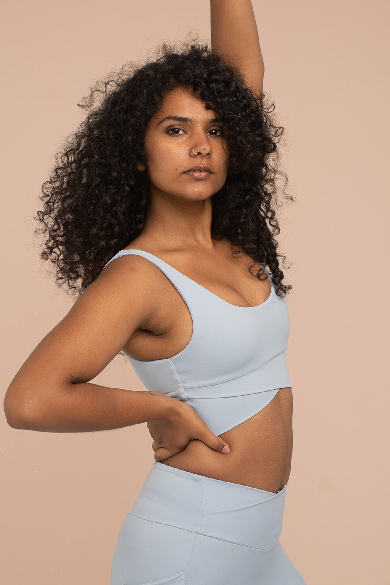 Ava Crossover / V Back Bra - Sky