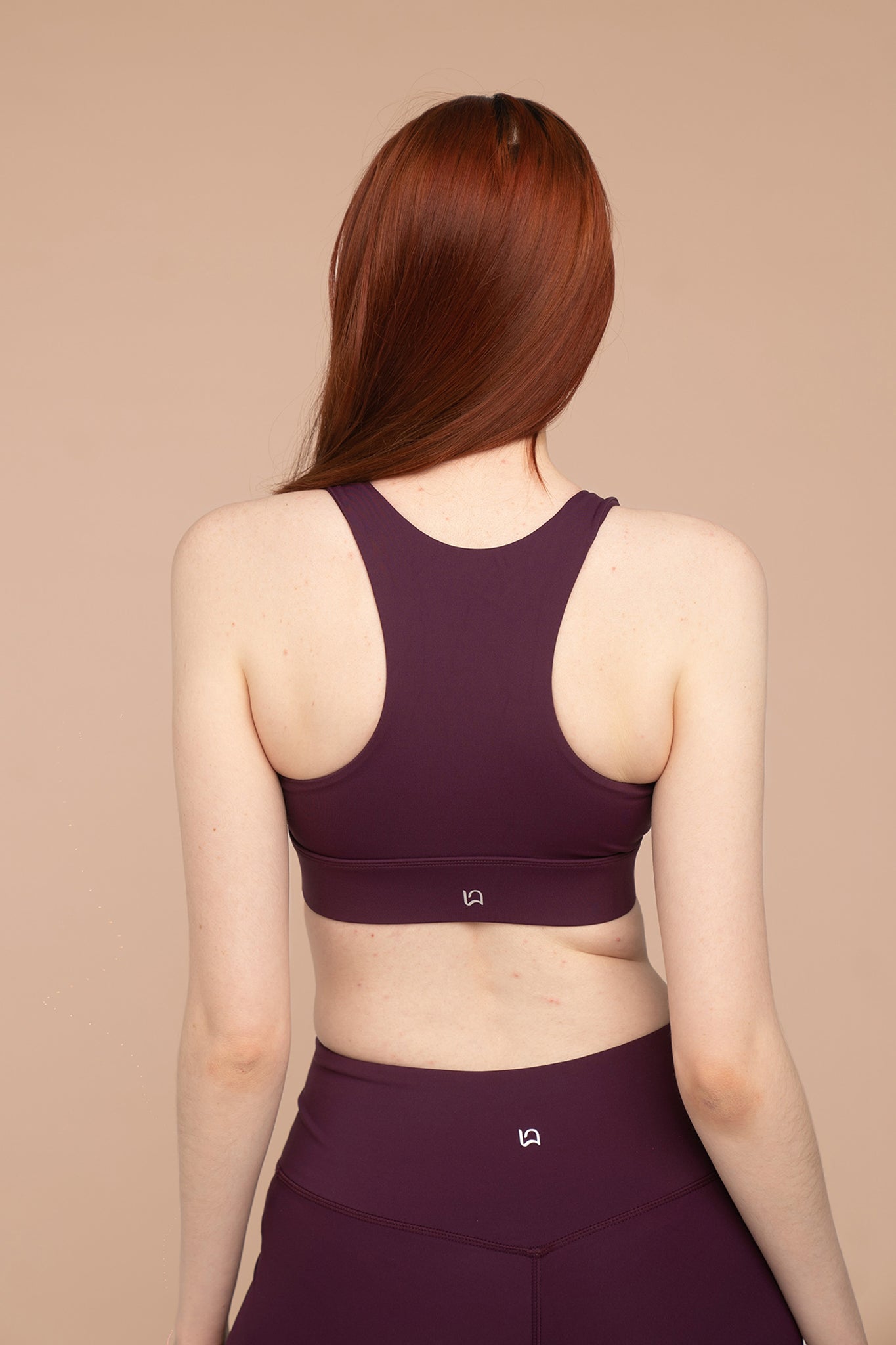 Heather Racerback Bra - Beetroot