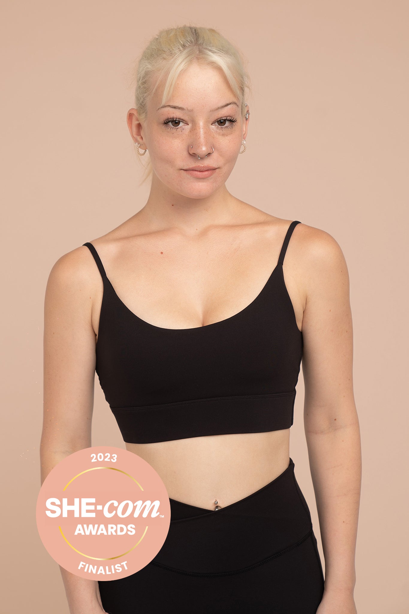 Layla Scoopback Bra - Black