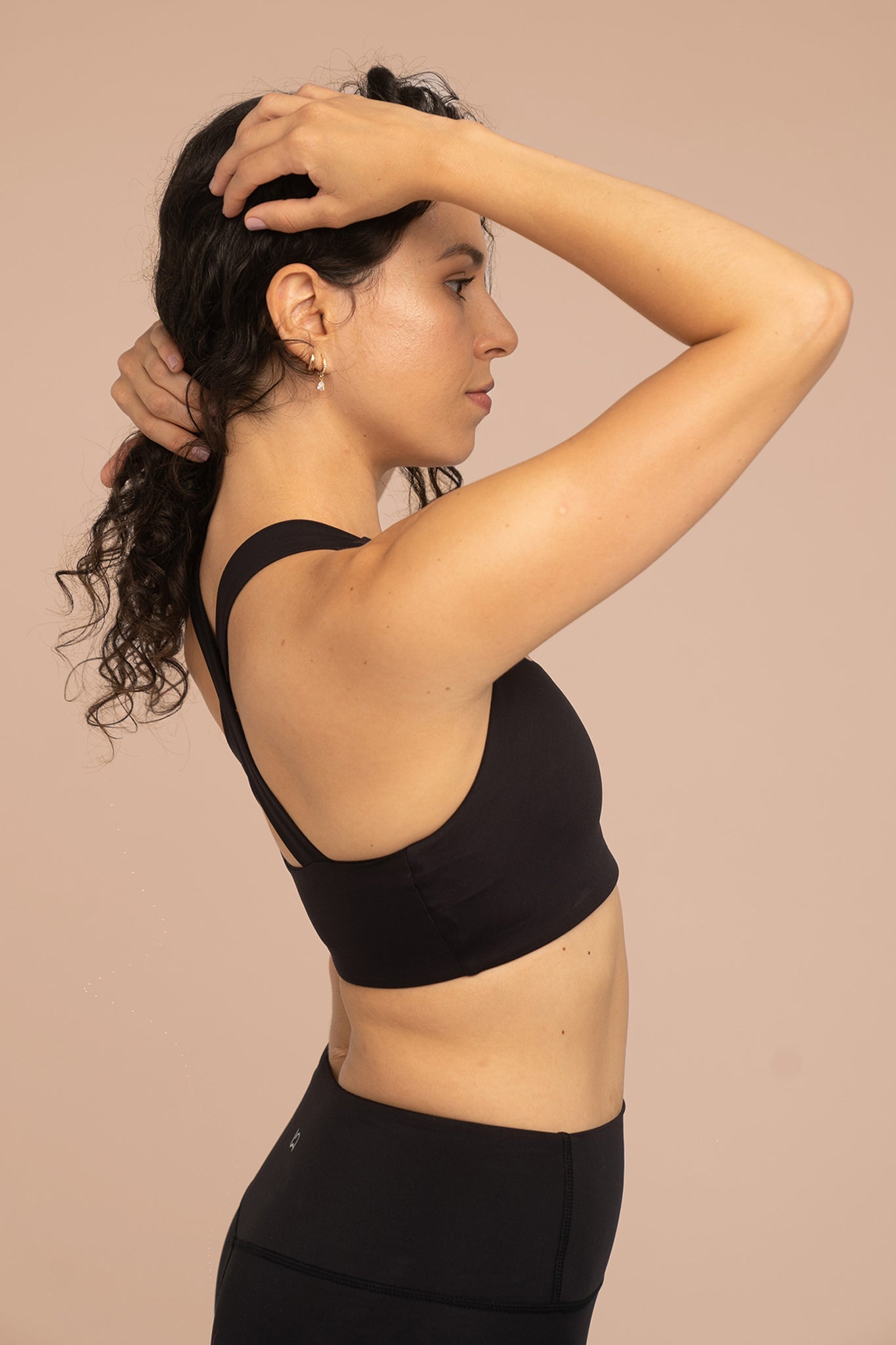 Millie Crossback Bra - Black