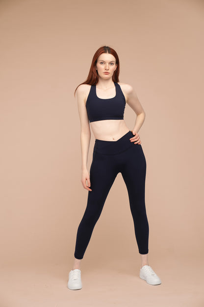 Mya Ultralight Wrap Legging - Blueberry