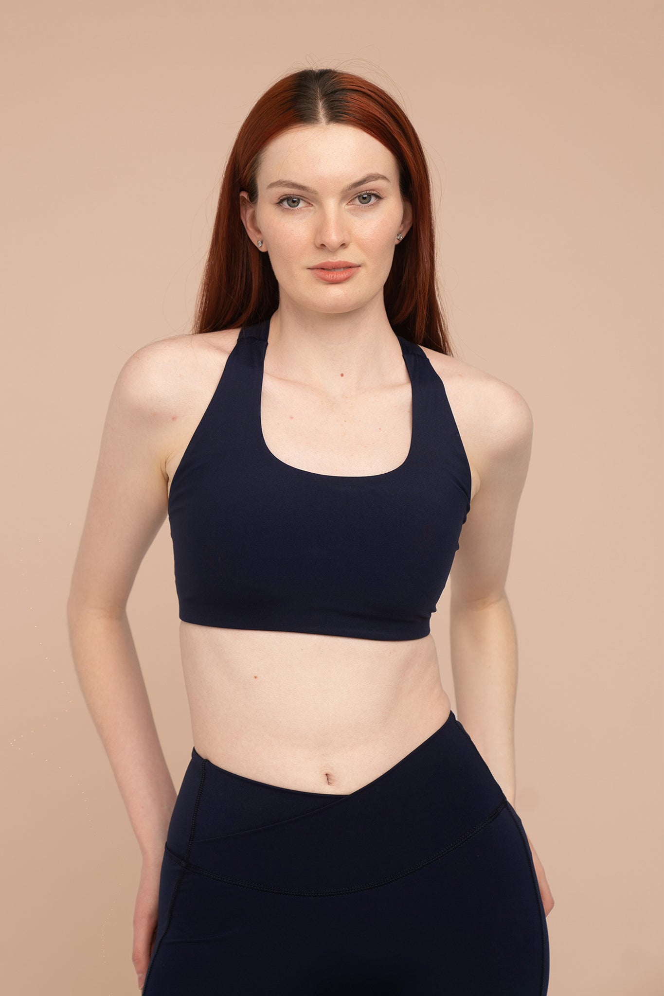 Millie Crossback Bra - Blueberry