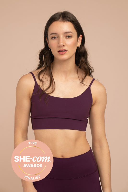 Layla Scoopback Bra - Beetroot